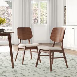 Mid-Century Modern Dining Chairs 2x