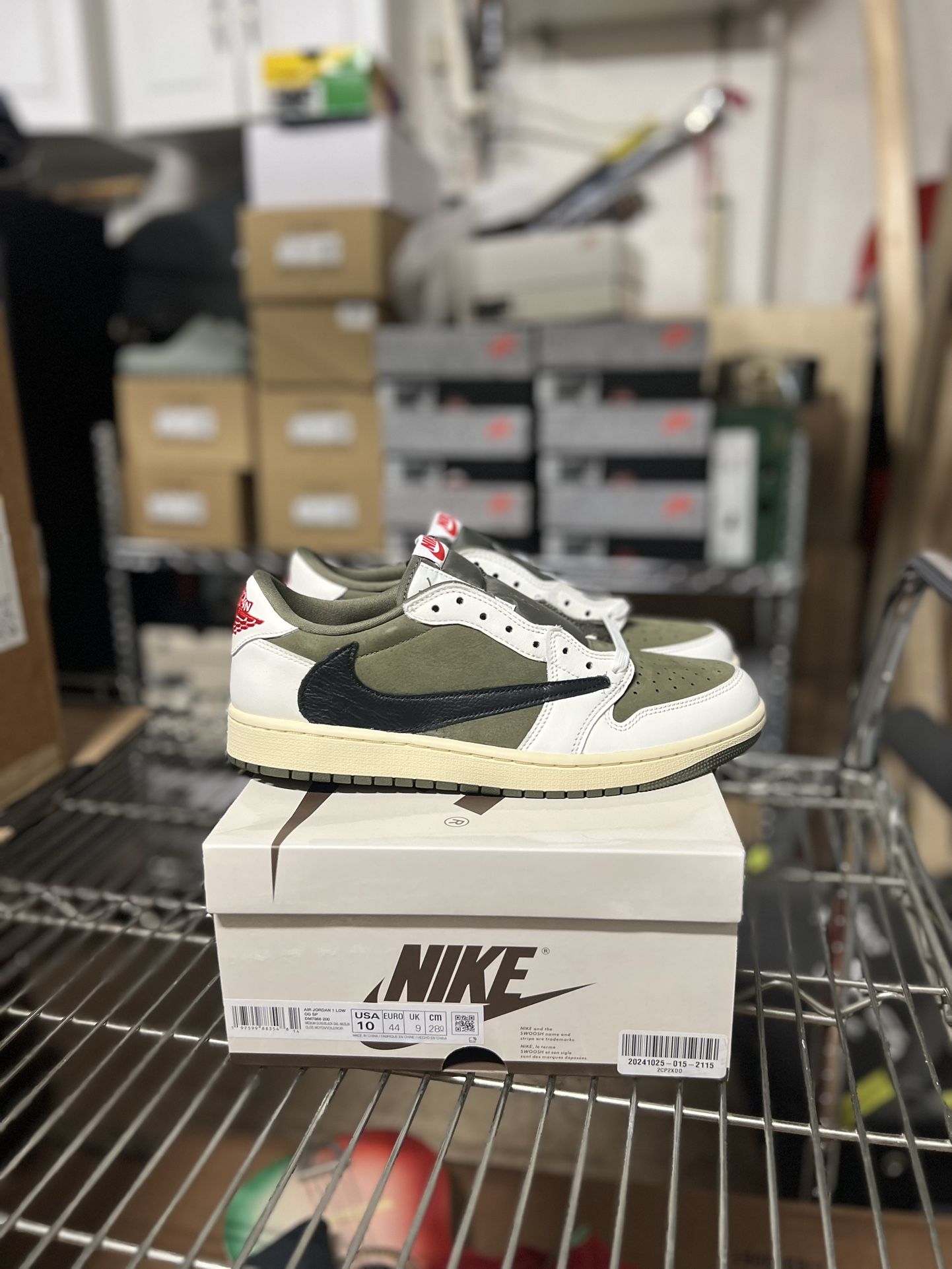Jordan 1 Retro Low OG SP Travus Scott Medium Olive 🫒