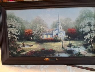 Thomas Kinkade "Hometown Chapel "
