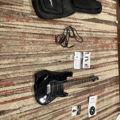 Rocksmith Ps3 + Guitar Bundle + Amp + Accessories