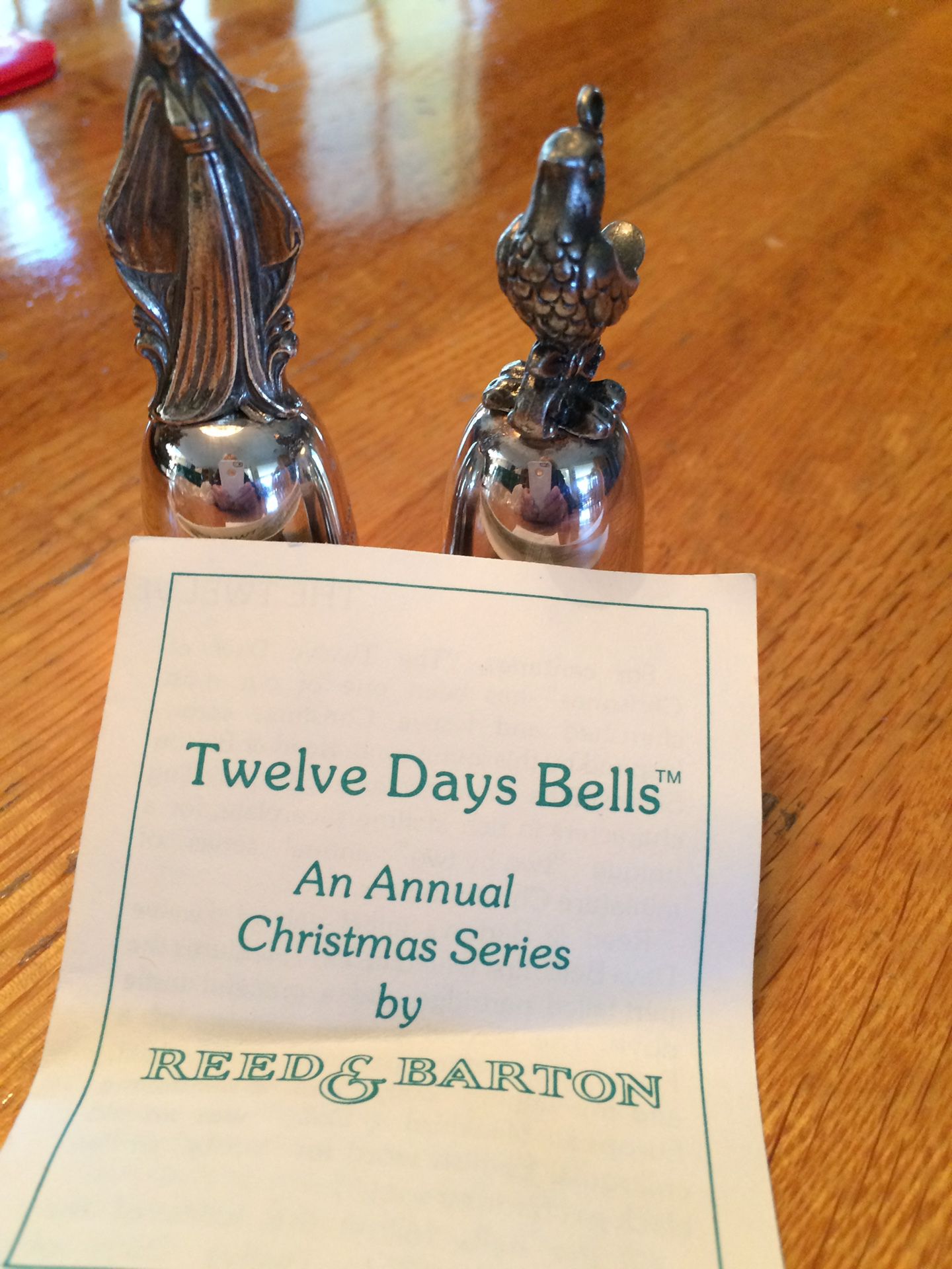 12 Days Of Christmas Bells Reed And Barton Silver Plated