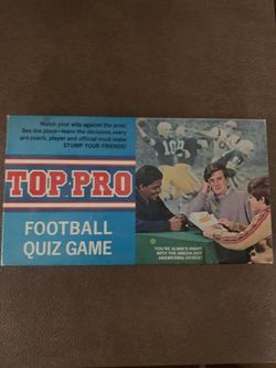 Top pro Football quiz game