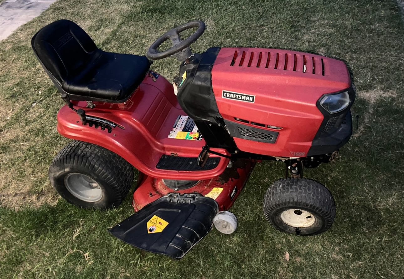 46” Craftsman Riding Tractor Mower Gold Edition