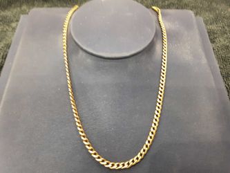 Cuban Link Chain - Yellow Gold 10k (.417) 7.2 grams 23 inch