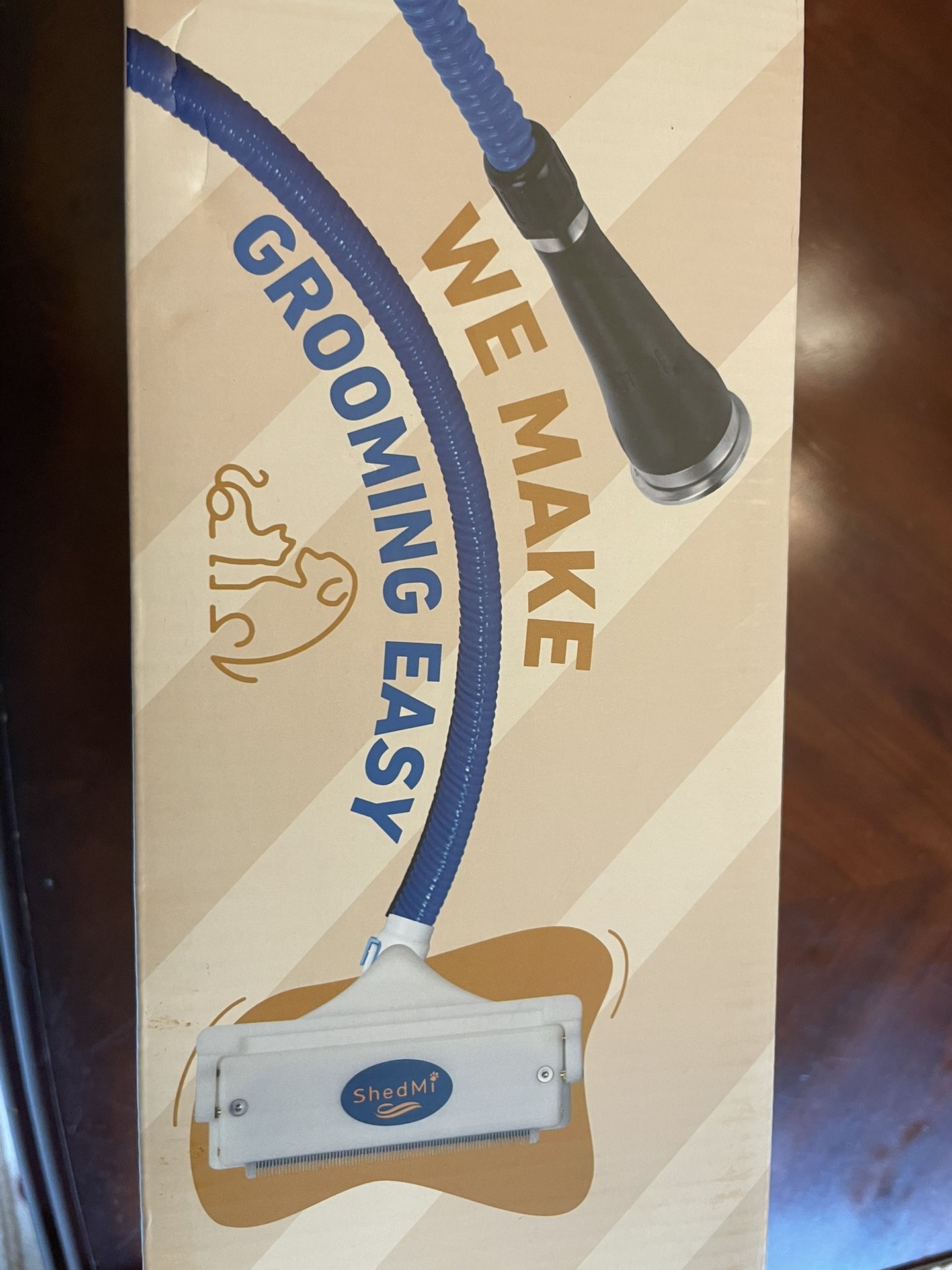 Pet Hair Vacuum Grooming Brush Attachment