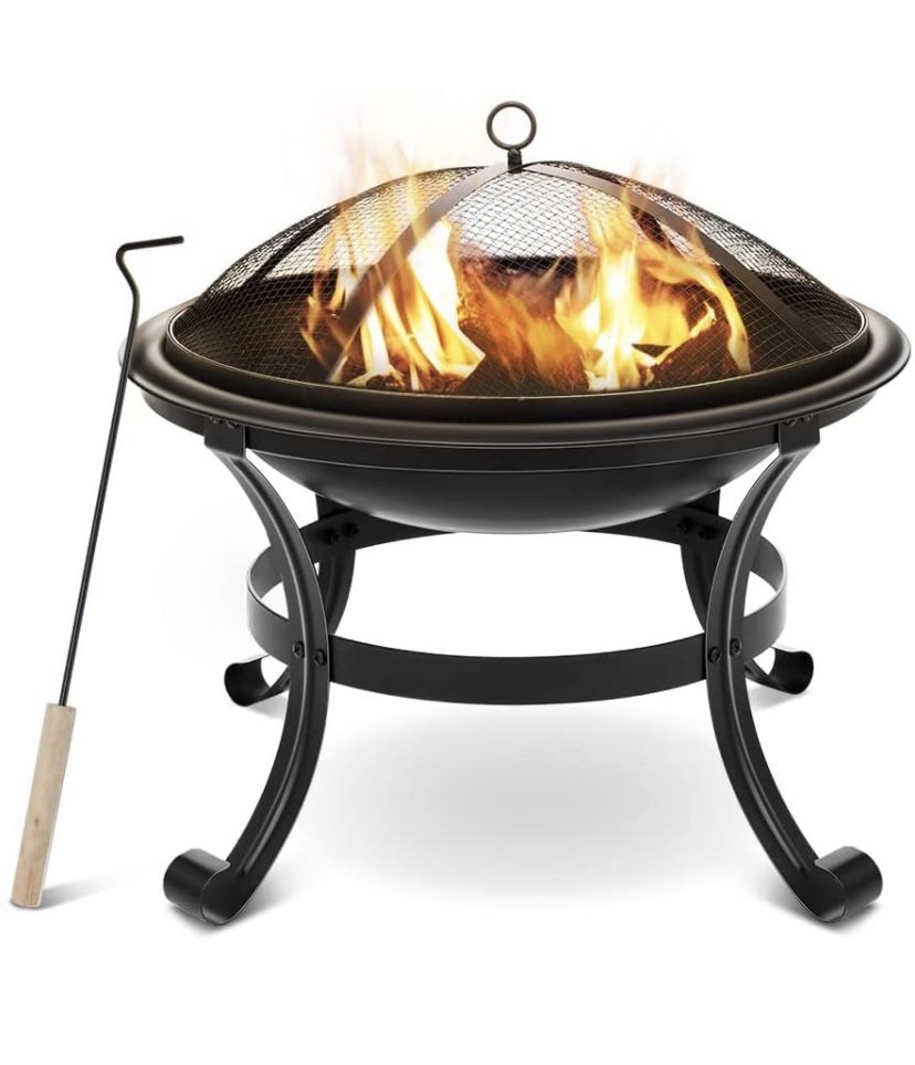 Fire Pit 22 In Steel / Hoguera De 22 Pulg Acero