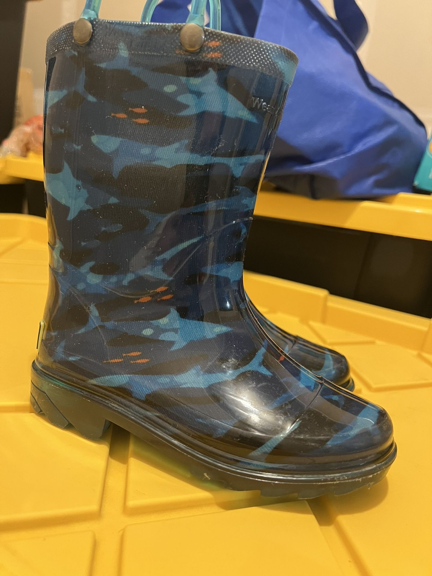 Toddler Boys Light Up Rain Boots