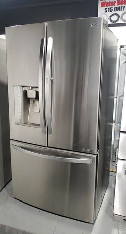 LG 3-Door Stainless Steel Refrigerator Fridge
