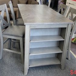 Counter Height Dining Table Set 