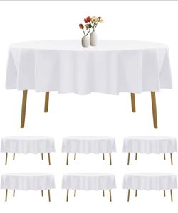 6 Pack Round Tablecloth 70 inches ( X 448)