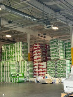 All insulation - fiberglass batts, blown in and fiberglass all values available