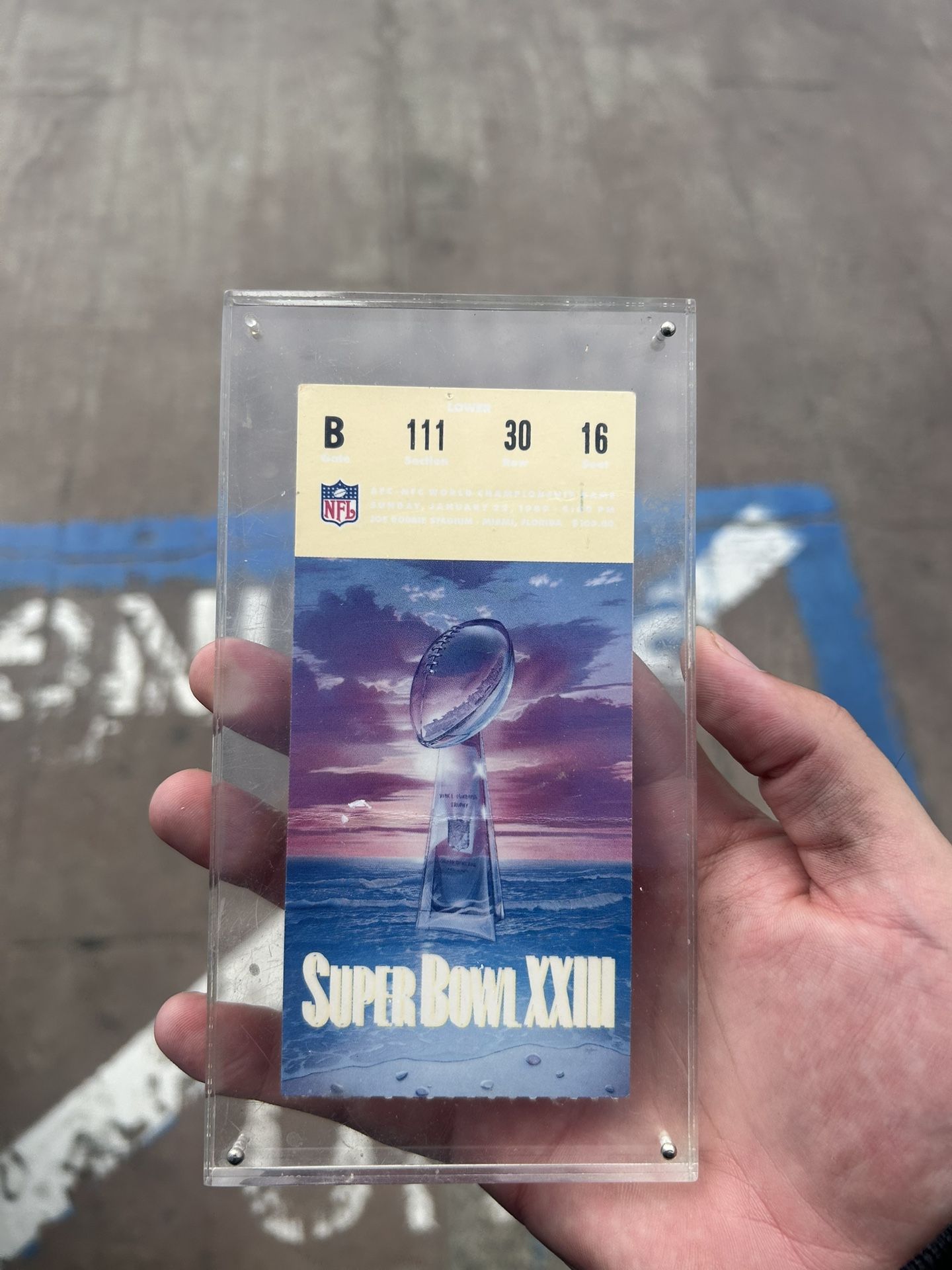 Vintage Super Bowl Ticket