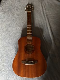 Luna Muse 3/4 Mahogany Acoustic Guitar
