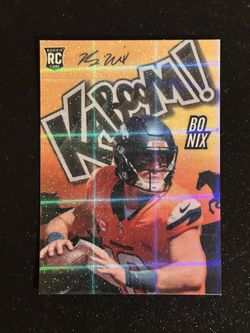 Bo Nix Custom Novelty Card