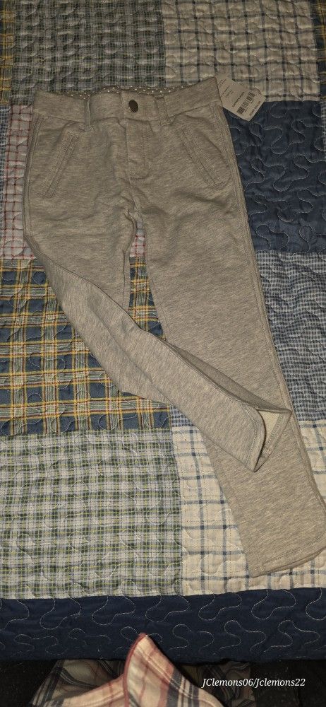 NWT Carter’s Grey Knit Trousers with Pockets 4T