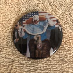Vintage Bozo The Clown Bozo For President Pinback Button Pin 1 3/4”