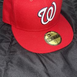 Red Washington Nationals Hat New Era