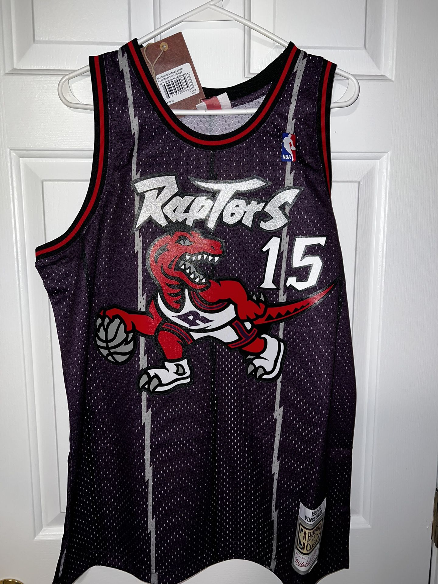Mitchell & Ness Toronto Raptors Jersey Mens XL Purple Vince Carter