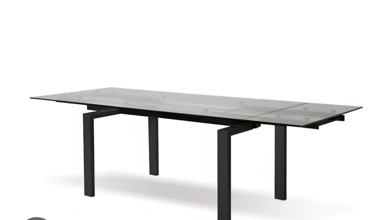 Glass Expandable Dining Rm Table