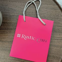$5 for Rustic Cuff Small Pink Shopping Bag