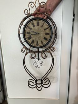 Brown /Bronze wall clock