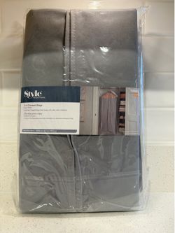 2 Pack 54 Inch Garment Suit Hanging Bags for Clothes Closet Storage Coats Dress
