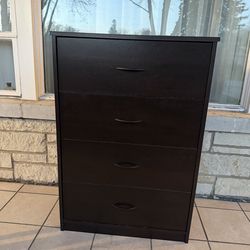 Black 4 drawers Dresser