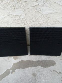 two 23/24inch Rubber Mats For Auto Shop Or Machine Shop 2 Inch Thick 
