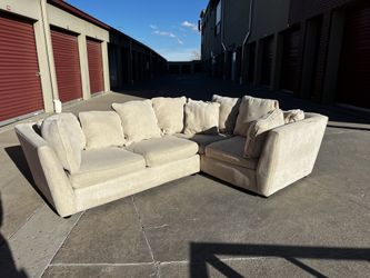 Free Delivery - $500 Cream Bauhaus L Sectional