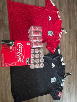 2026 COLLECTIBLE Fifa World Cup Mexico Exclusive 24pack coca cola With Adidas Jersey BLK Large Only Red MEDIUM  $150 each