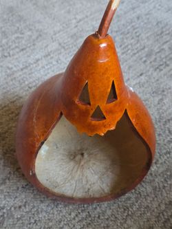 Carved Gourd Jack-O-Lantern Ghord Halloween Decoration