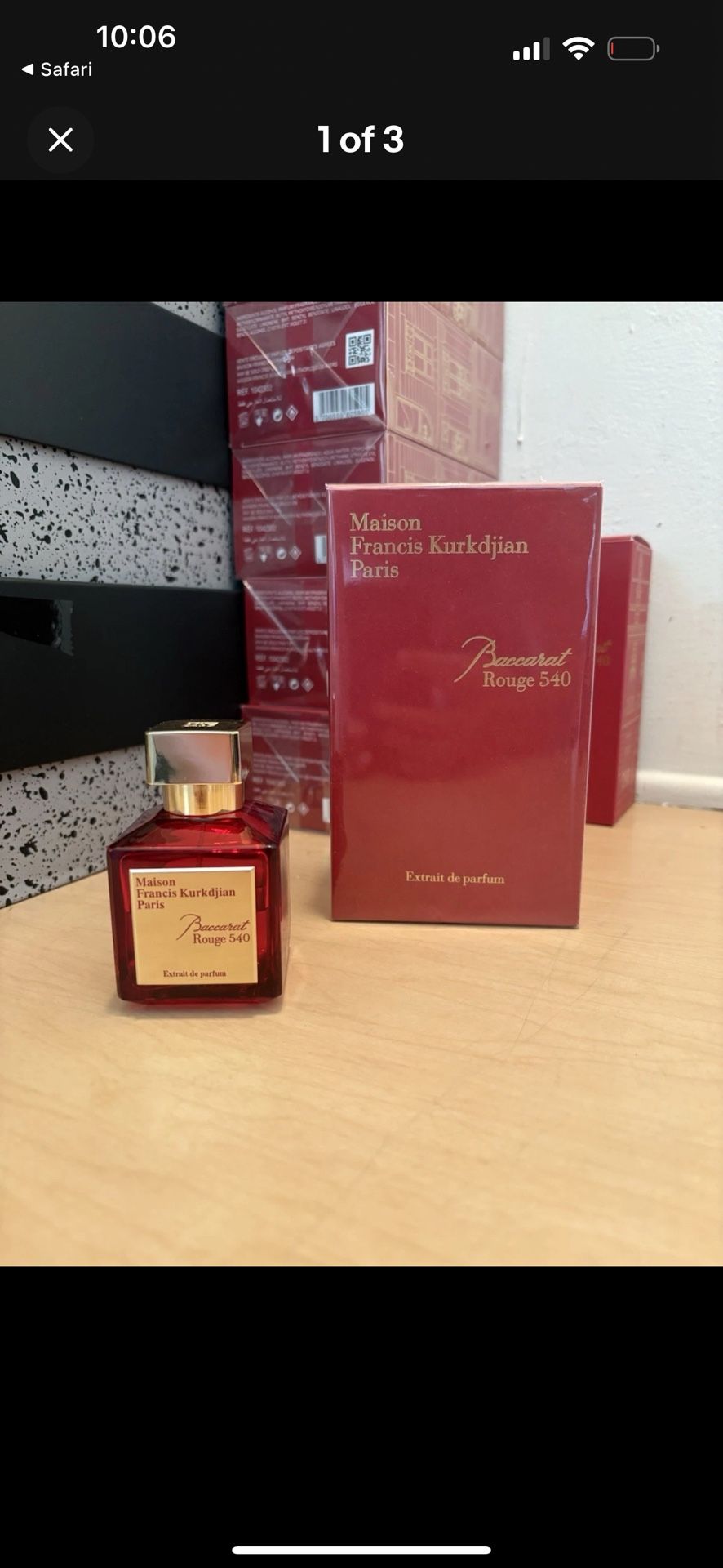 woman’s Perfume baccarat