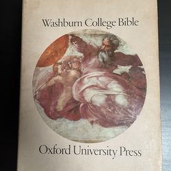 The Washburn College Bible - A Perfect Christmas Gift