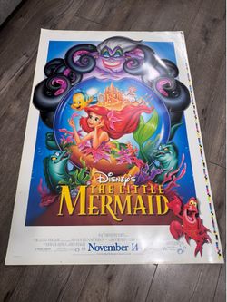 Disney 1997 the little mermaid poster