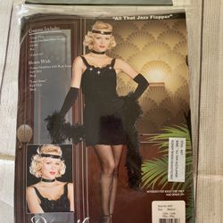 Halloween Costume Jazz Flapper Dress Size M