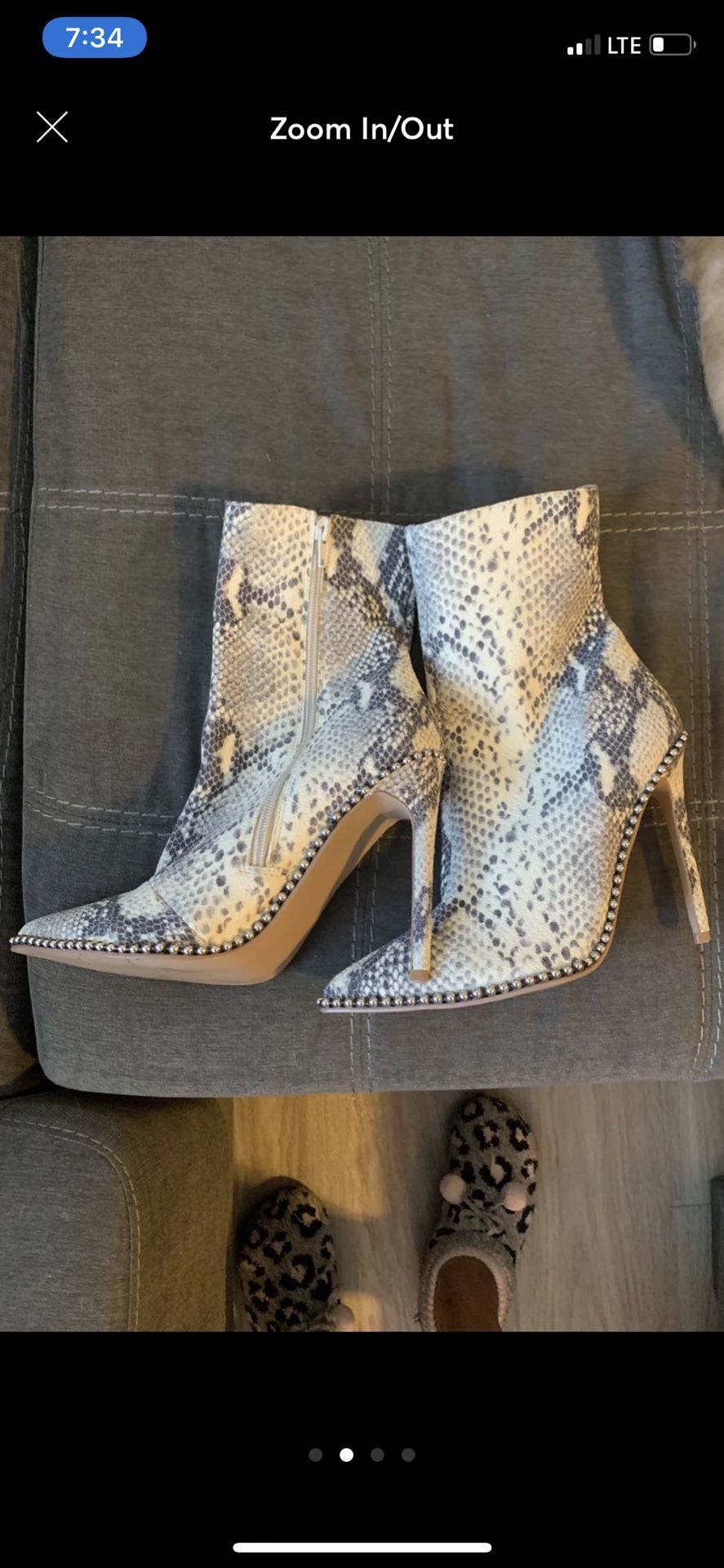 Steve Madden Snake skin bootie