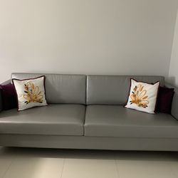Silver Couch Brand New 