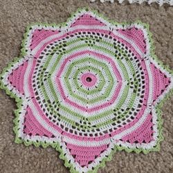 Handmade table doily