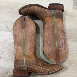 Woman’s cowgirl boots
