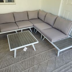 New And Assembled High Quality Aluminum Outdoor Patio Set