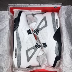 Air Jordan 4 White Cement Size 12