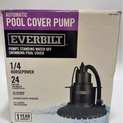 🔥 1/4 hp Submersible Pool Cover Pump (retail $198)