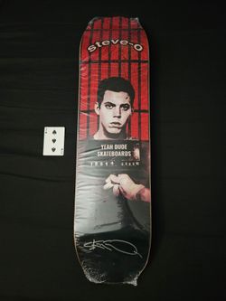 Steve-O Autographed Limited Edition Skateboard Deck – Yeah Dude Skateboards