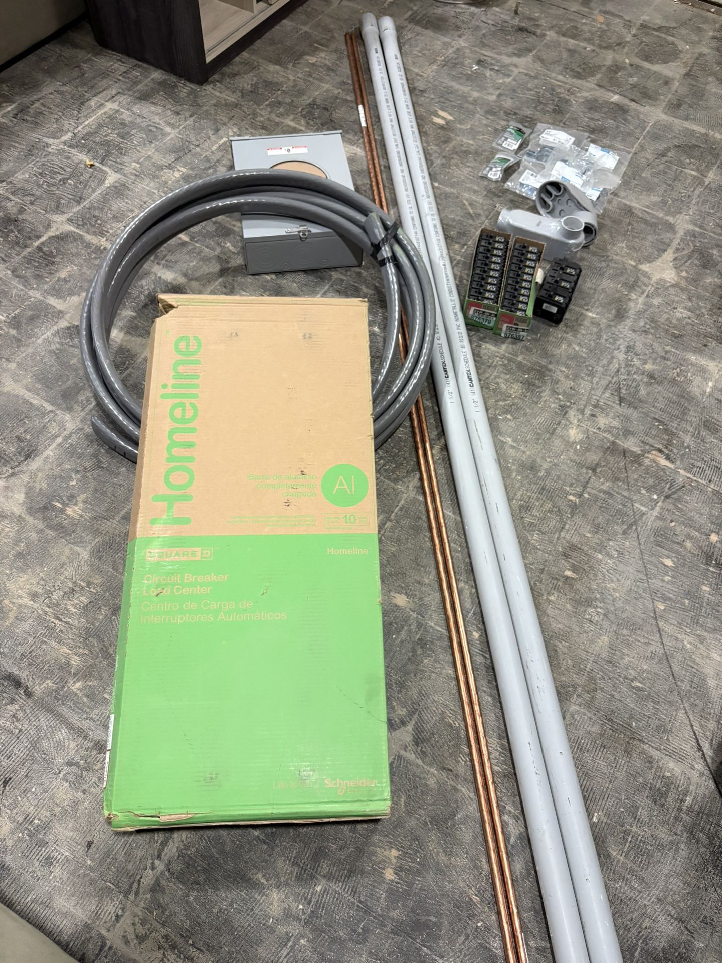 ($500) Electrical Materials for 200 Amp Service