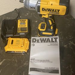 Nuevo Dewalt DCF900 20V MAX Cordless 1/2 in. Impact Wrench con batería de 2ah y cargador