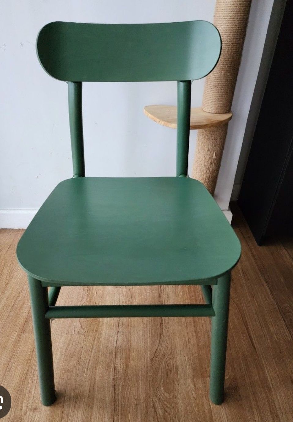 IKEA Green Ronninge Chairs (2) Norraker Small Square Table (1)