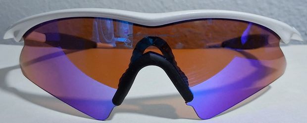 Oakley M Frame White Polarized Sunglasses 90s RARE