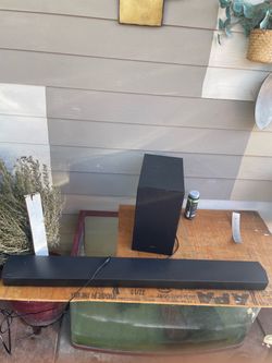 Samsung soundbar and subwoofer