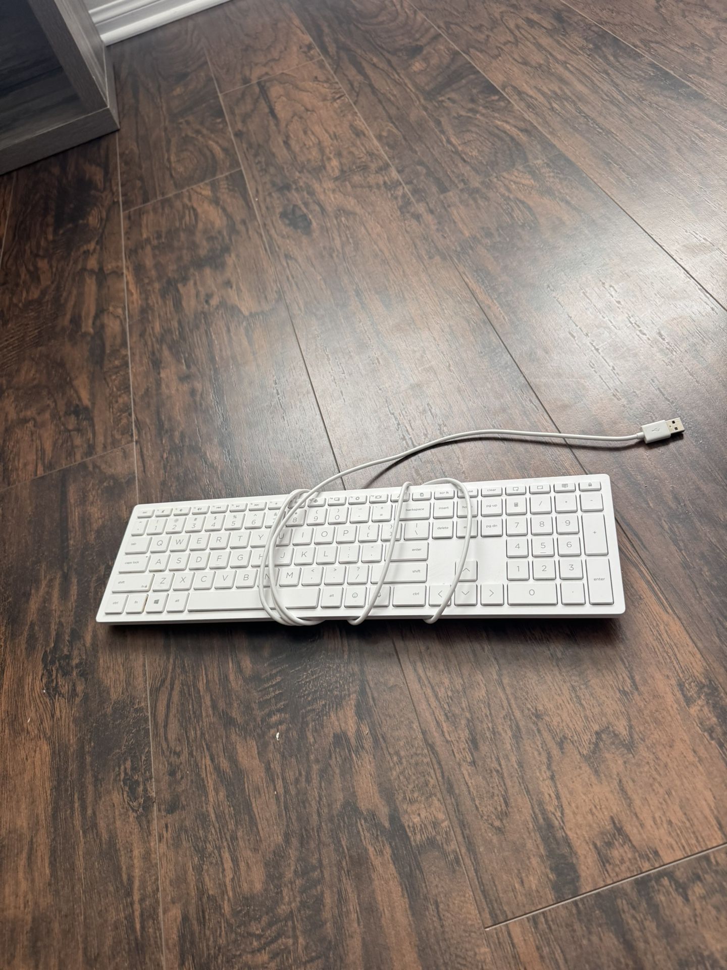 Plain White Keyboard 