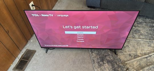 43" roku tcl tv